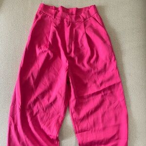 NEW Pink Wide-Leg Pants